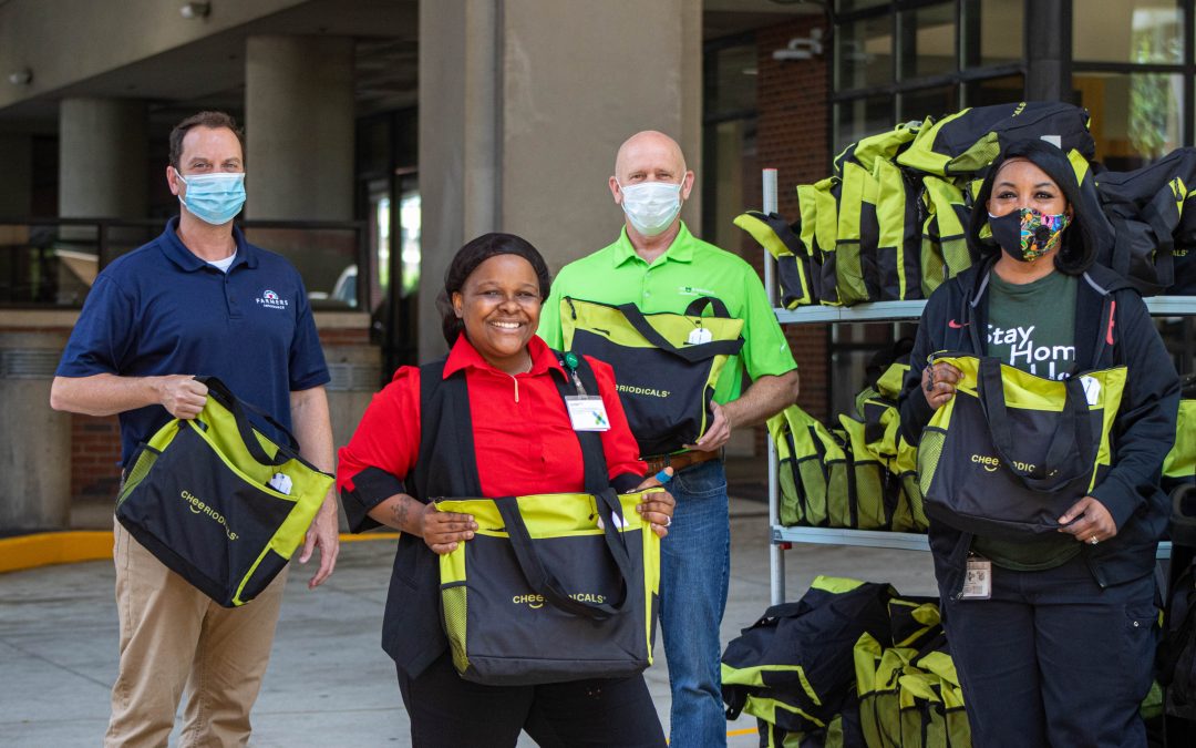 Joseph Buff Insurance Agency – Farmers Insurance Delivers Cheeriodicals to 100 Hospital Heroes at UAB Hospital