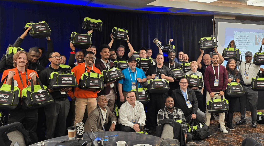 Signing in from Orlando, Houston can you hear me?! AVmedia and Cheeriodicals’ multi-city giveback event benefiting the Orlando VA